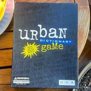 Urban Dictionary Card Game - Black and Yellow
